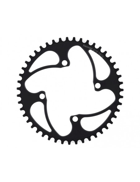 Rennen 4 Bolts Threaded Sprocket Black