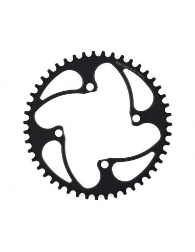 Couronne Rennen 4 Vis - Non Filetée - Black