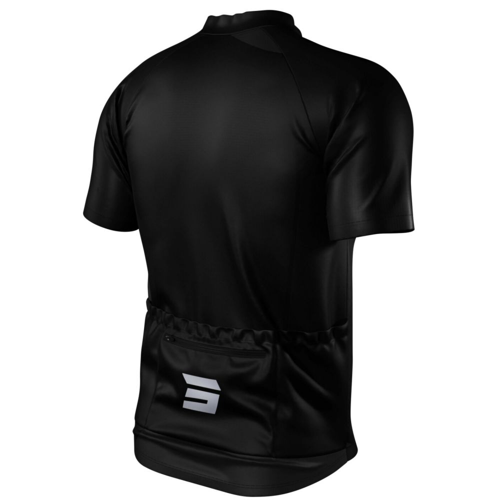 Maillot Manches Courtes Shot Unlimited Zip Noir