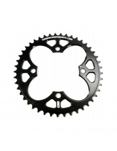 Couronne SD Components CNC - 4pts - 6061-T6 - Black