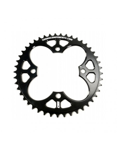 Couronne SD Components CNC - 4pts - 6061-T6 - Black