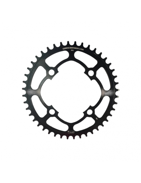 Couronne SD CNC V2 - 4pts - 7075 - Noir