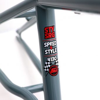 Cadre Stay Strong Speed and Style CrMo - Gris 2