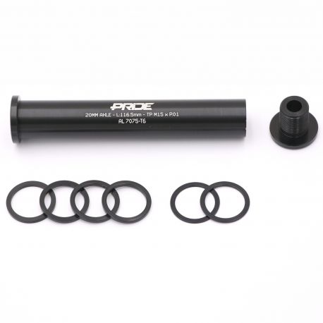 Pride Racing 20mm Axle 116.5mm + 6 Spacers