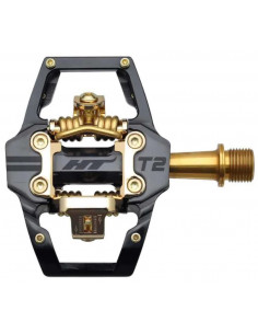 HT T2 SX Limited Edition Pedals - Black/Gold