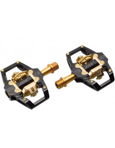 Pédales HT T2-SX Limited Edition - Black/Gold 2