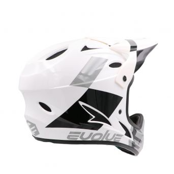 EVOLVE STORM HELMET - GLOSS WHITE/BLACK 2