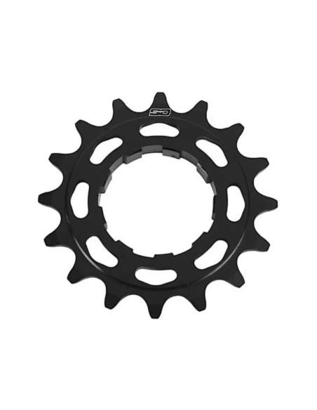 Pignon SD Ace Aluminium - Type Shimano - Noir