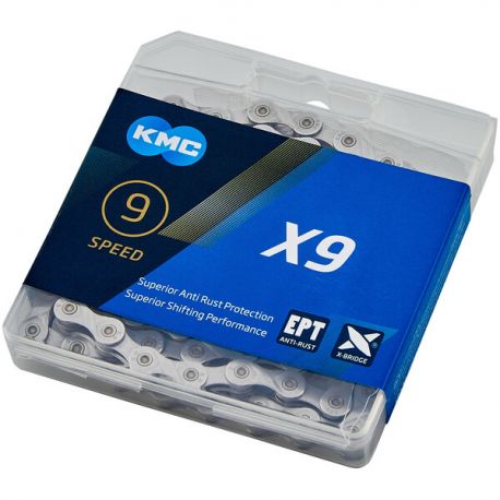 Chaine Kmc X9 Silver/Grey Boite