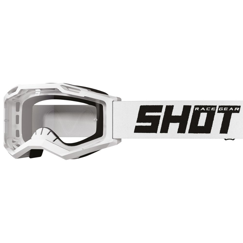 Masque Shot Rocket Kid 2.0 - Blanc Brillant