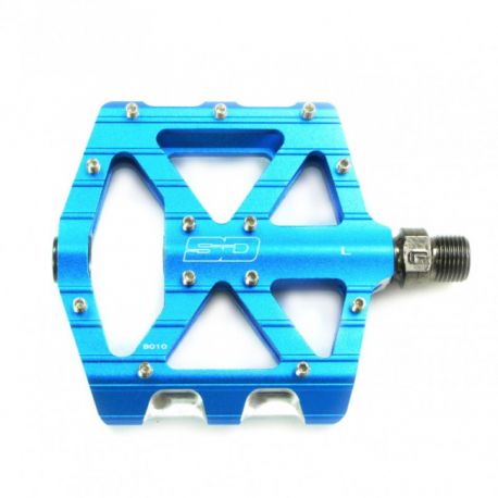 Pédales SD Components - Expert V2 Bleu