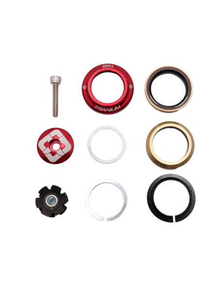 Pride Ti45 Titanium Headset Red