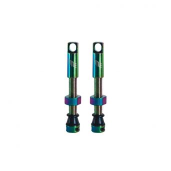 Title Tubeless Valves - Oil Slick