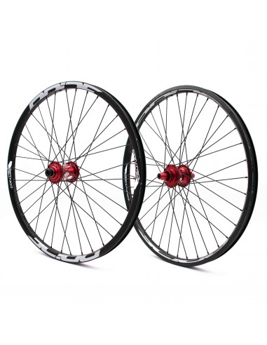 Roues 24" (507) Pride Control V1 V-Brake - Red