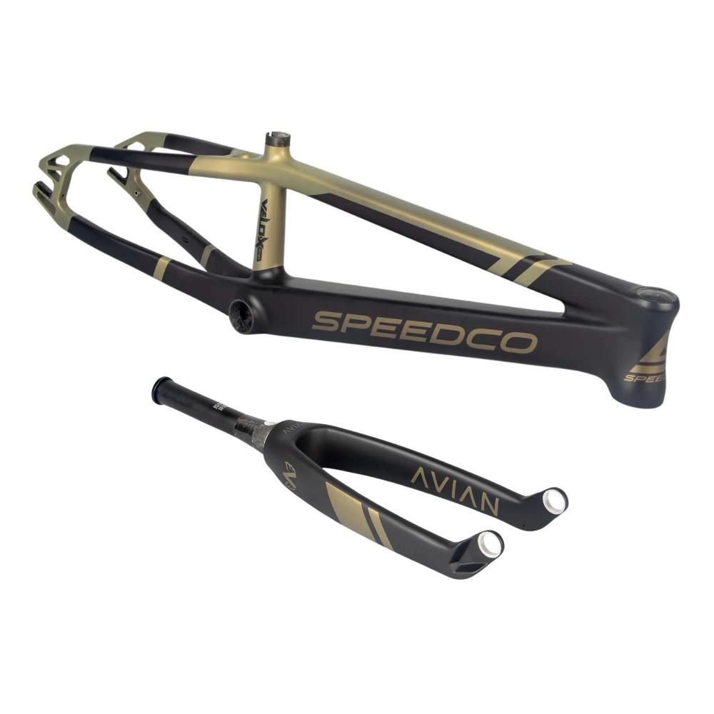 Kit Cadre/Fourche Speedco Velox Evo - Matte Gold