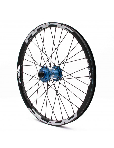 Roues 20" (406) Pride Control V1 20/10mm Blue - V-Brake/Disque