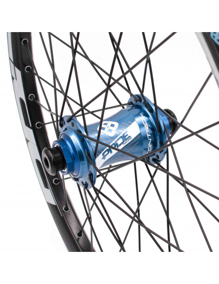 Roues 20" (406) Pride Control V1 20/10mm Blue - V-Brake/Disque