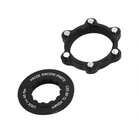 Adaptateur Pride Racing Centerlock SL 120mm - Black