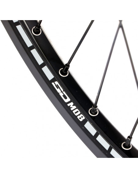 Roues 20" (451x16) Pride Control 10mm Red / SD M08 Disque 36H