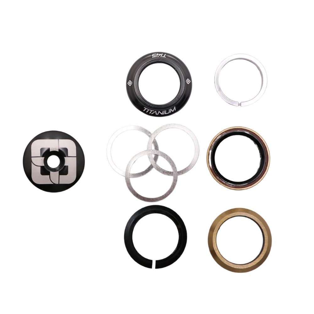 Jeu De Direction Pride Ti45 Titanium (IS) 1-1/8" - Noir