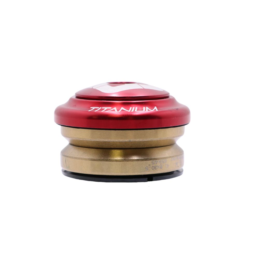 Jeu De Direction Pride Ti45 Titanium (IS) 1-1/8" - Red