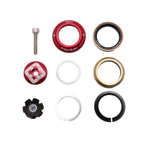 Pride Ti45 Titanium Headset Red