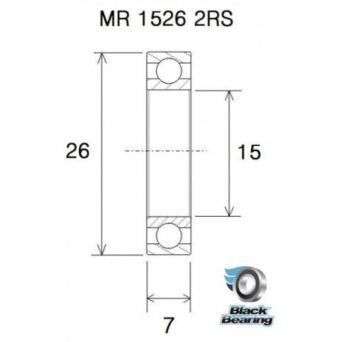 BlackBearing Bearing 15267-2RS 2
