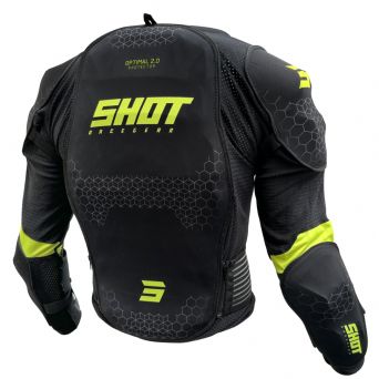 Gilet Shot Optimal 2.0 Black/Neon Yellow Enfant 2