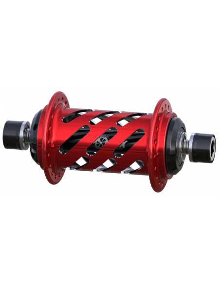 Onyx Helix 10mm Front Hub - Red