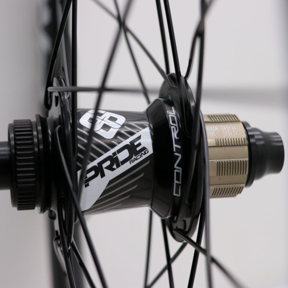 Pride Gravity Exp Aero Ud Matt Disc Wheelset - Black Hubs