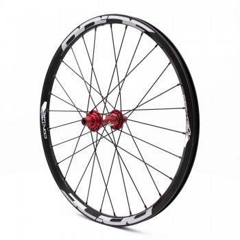 PAIRE DE ROUES PRIDE CONTROL EXP DISC 28H - RED 2