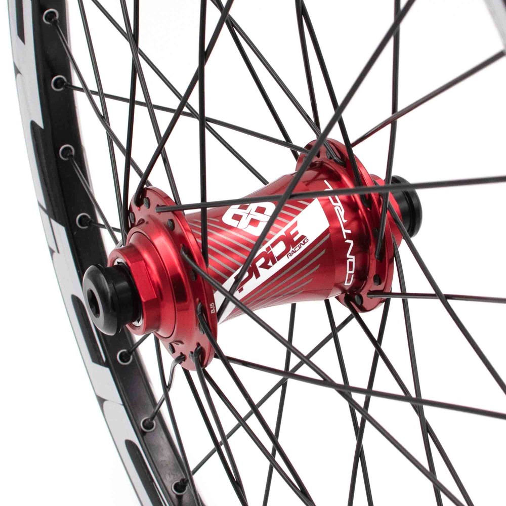 PRIDE CONTROL PRO DISC 36H WHEELSET RED