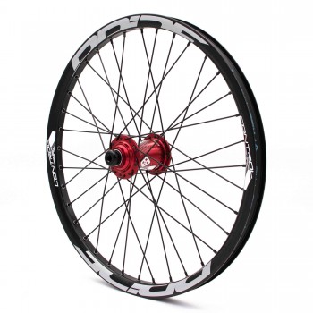 PRIDE CONTROL PRO DISC 36H WHEELSET RED 2