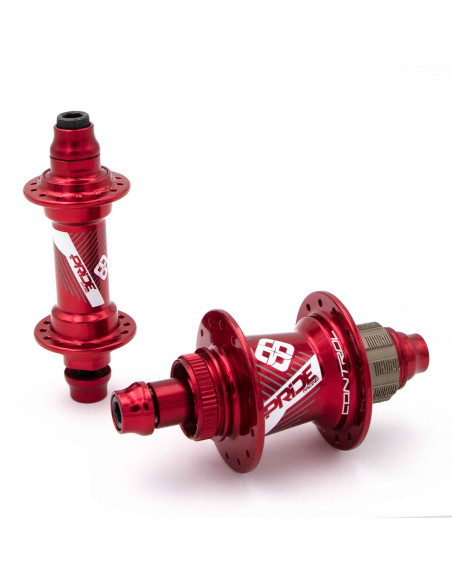 Pride Control Exp Hubs Pair - Red