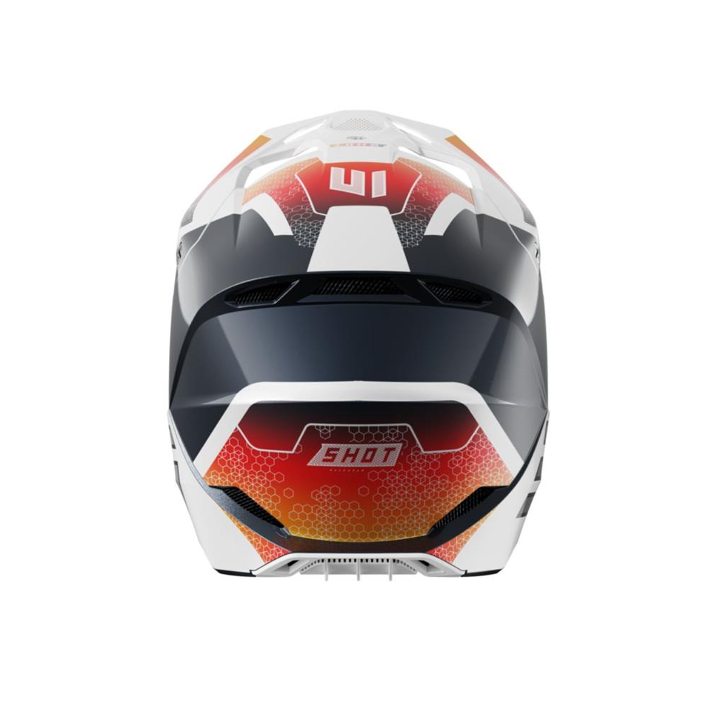 Shot Race Phaser Helmet - Blue Red Pearly