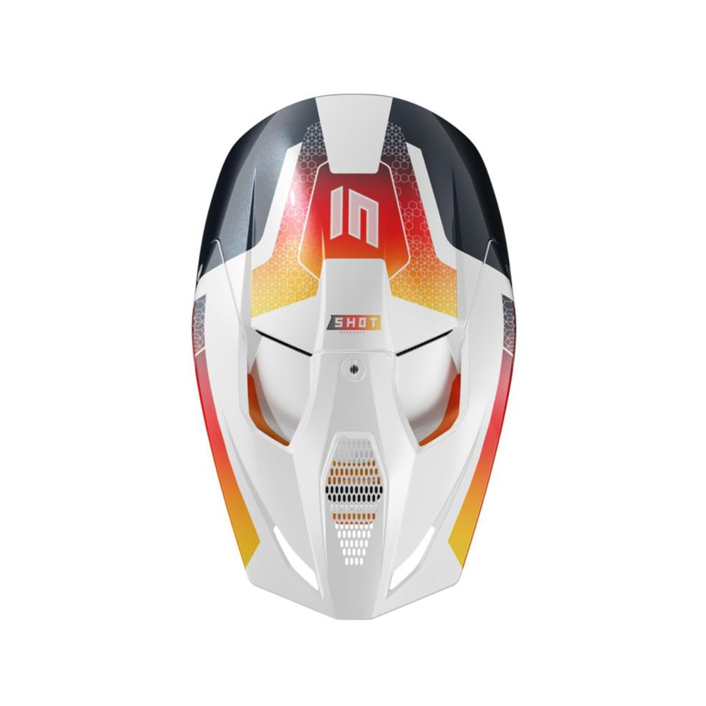 Shot Race Phaser Helmet - Blue Red Pearly