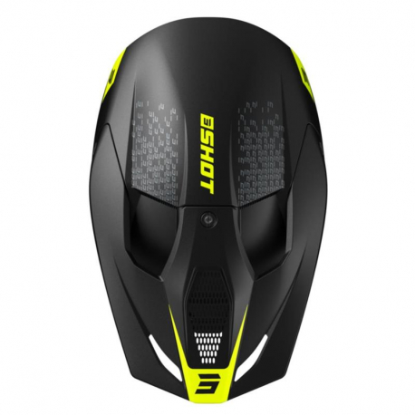 Casque Shot Furious - Draw Neon Yellow Supérieure