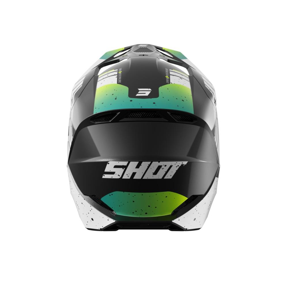 Shot Furious Helmet - Mirage Blue Neon Yellow Pearly