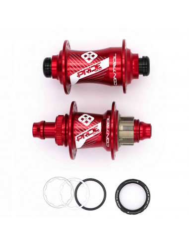 Moyeux Pride Control V1 Pro 10mm - 36H - Red