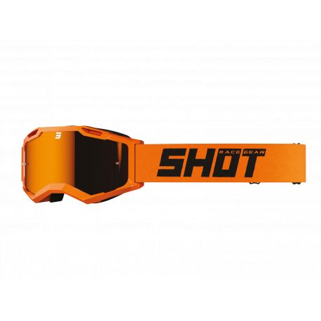 Shot Assault 2.0 Goggles - Solid Irridium Neon Orange Glossy