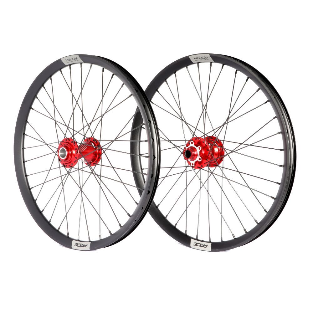 Roues 20" (406) Pride Control V2 Red 15mm - Helium M24 Disque