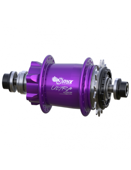 Onyx Ultra SS Disc 10mm Rear Hub - Purple