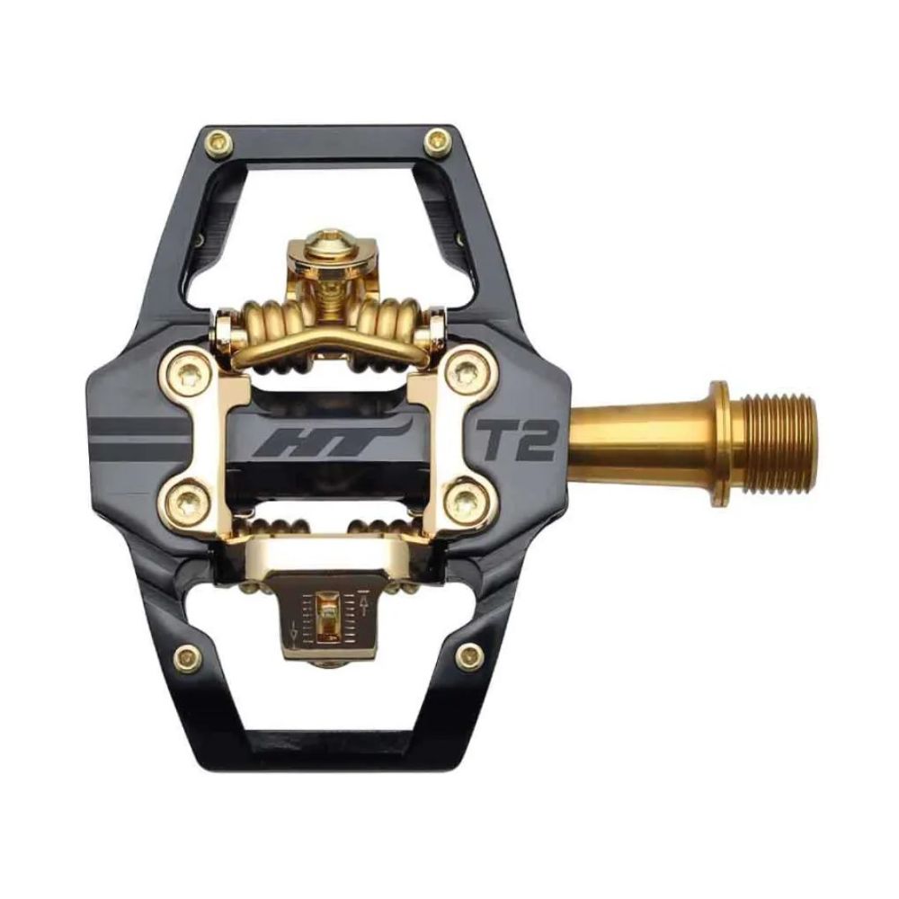 HT T2 SX Limited Edition Pedals - Black/Gold