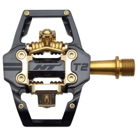 HT T2 SX Limited Edition Pedals - Black/Gold