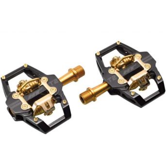 Pédales HT T2-SX Limited Edition - Black/Gold 2