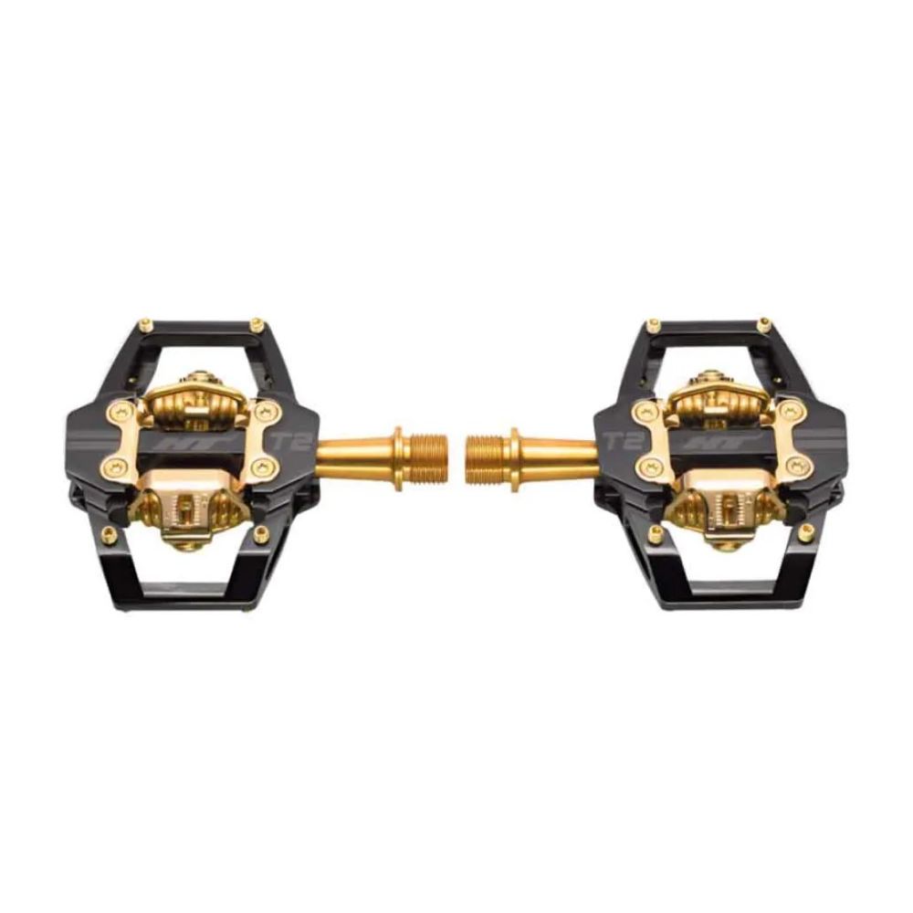 HT T2 SX Limited Edition Pedals - Black/Gold