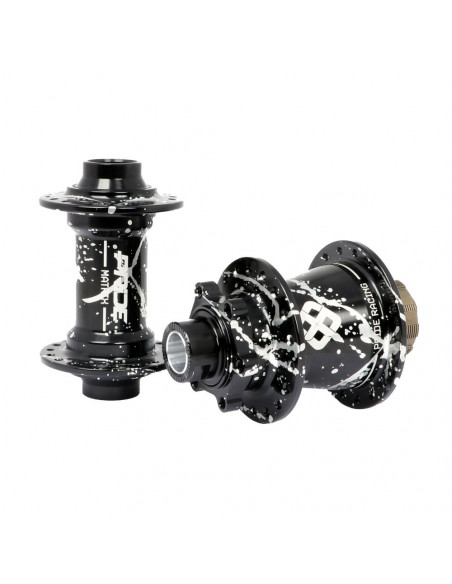 Pride Matrix Hubs Splash Black/Silver - 20/15mm - 36H