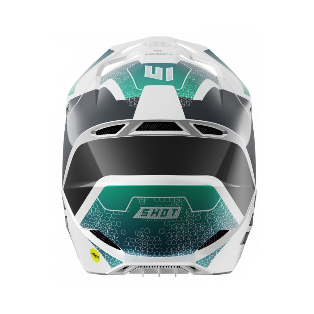 Casque Shot Race - Phaser Blue Turquoise Pearly