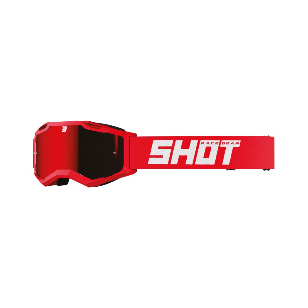 Masque Shot Assault 2.0 - Solid Irridium Red Glossy