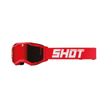 Masque Shot Assault 2.0 - Solid Irridium Red Glossy